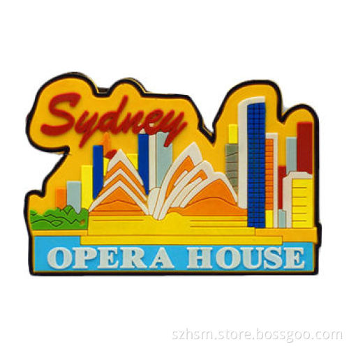 Customized Cheap 3D Cartoon Souvenir Soft PVC Fridge Magnet
